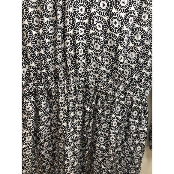 Womens Black And White Loft Dress - Size Small Petite - Picture 2 of 4
